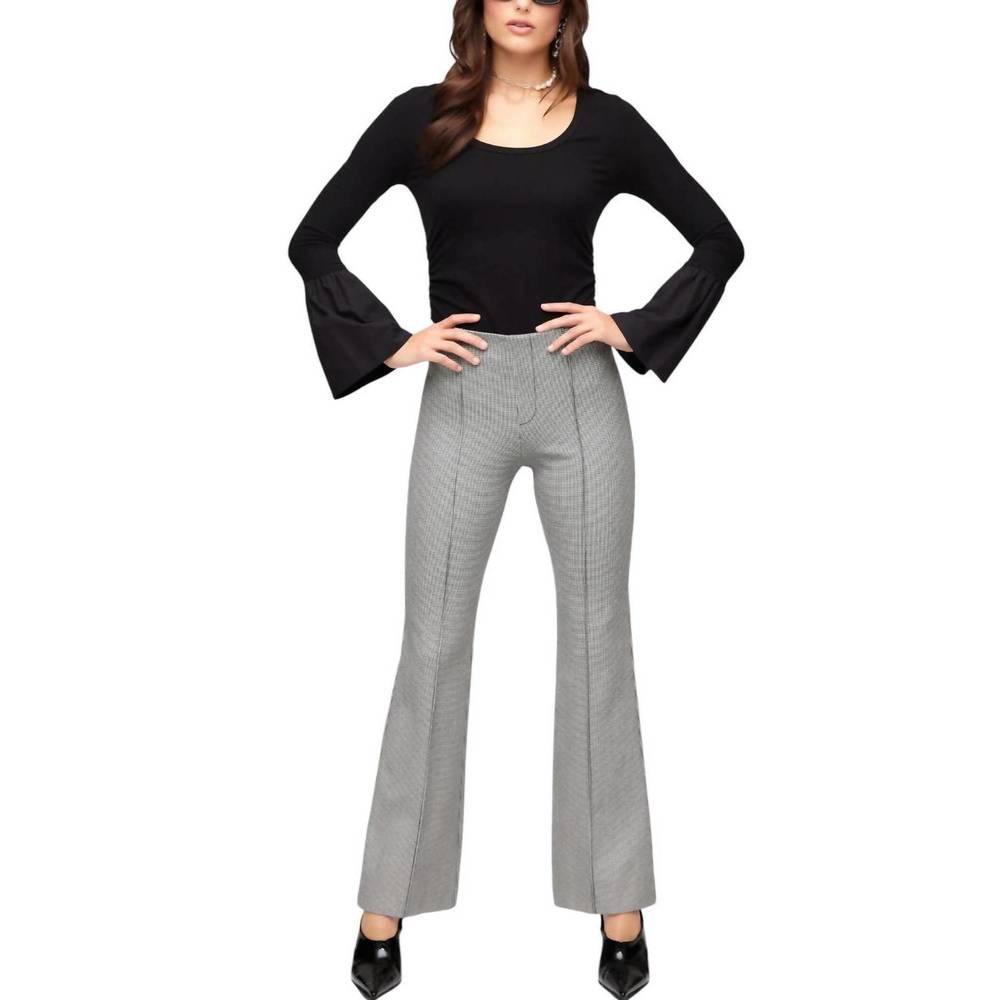 NEW FIFTEEN TWENTY emerson bootcut pant houndstooth in houndstooth